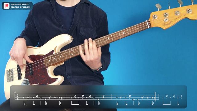 THE TRUCE OF TWILIGHT - The Good, The Bad & The Queen | Bass Cover with Play Along Tabs