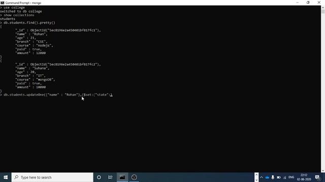 MongoDB Embedded Documents