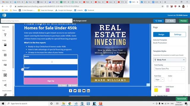 Real Estate Landing Page Template: Free Download