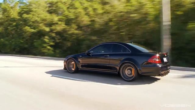 Mercedes Benz CLK63 Black Series AMG on 20 Vossen