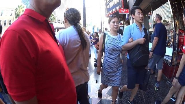 Hollywood estrellas en Paseo de la Fama primera parte