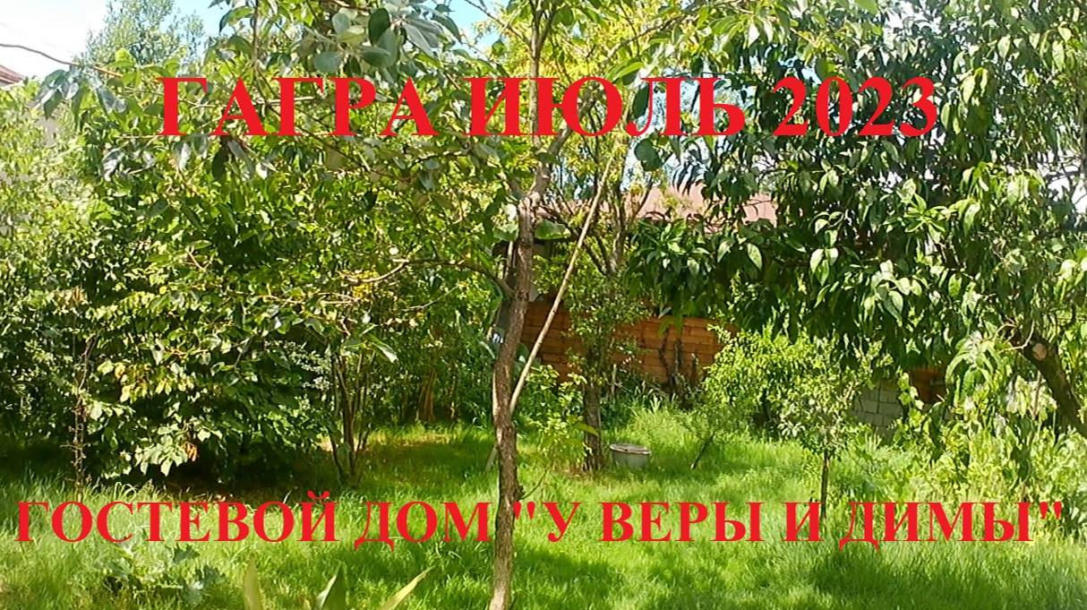 Гагра июль 2023. Вера и Дима приглашают в гости! ул. Б.Шинкуба 32  бывшая улица Саят-Нова 