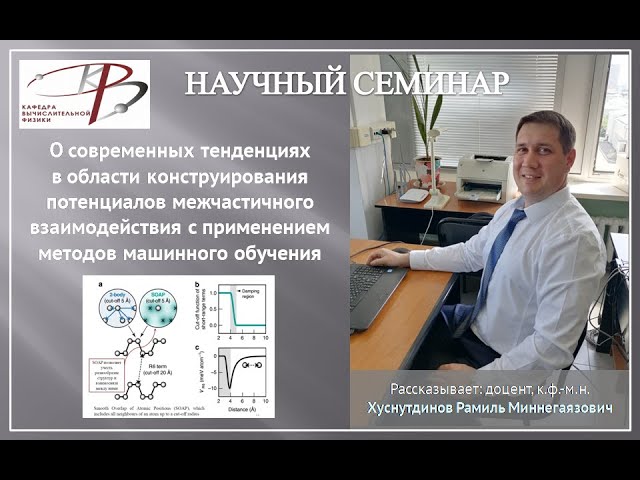 Методы машинного обучения и современные тенденции в создании потенциалов межатомного взаимодействия
