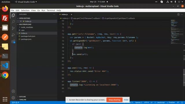 Extract File Url Location from Image Name s3 Bucket AWS NodeJs
