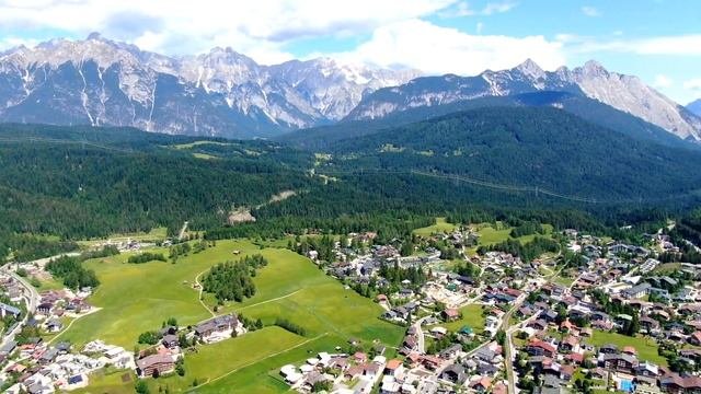 Drone tour of Seefeld Austria