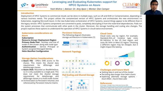 Yash Mishra - Leveraging and Evaluating Kubernetes support of Microsoft Azure