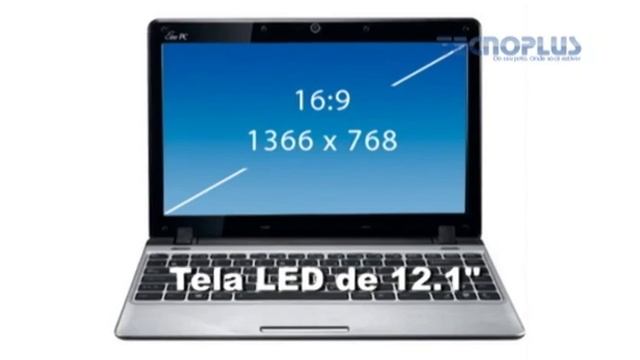 NETBOOK 12.1 LED ASUS AMD MV40 1.6GHZ MOD. 1201T EEE PC PRATA - 14349