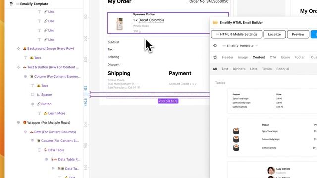 Figma Tutorial: Design a Trade checkout email template using Emailify