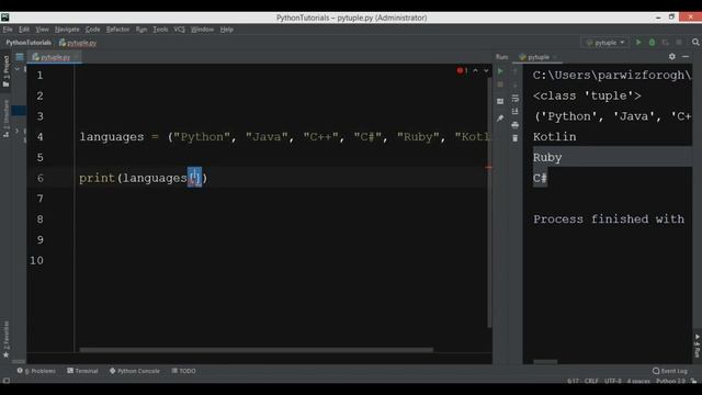 Python Tutorial - Python Tuple