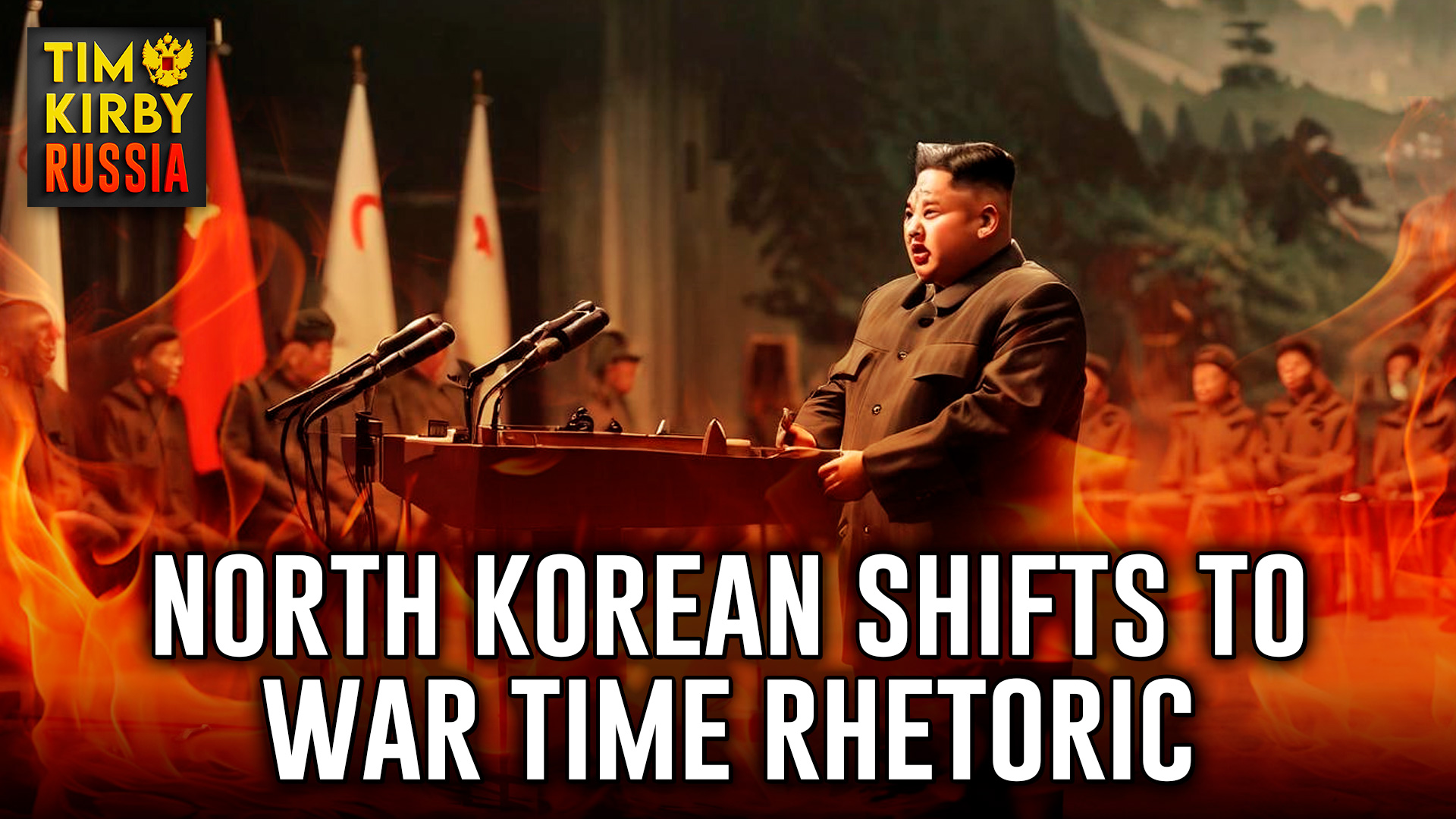 North Korean Shifts to War Time Rhetoric