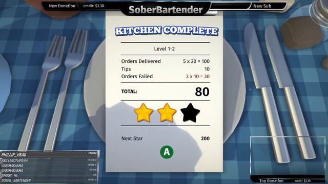 Bartender, Cook, and Server play OverCooked for the First Time! - Overcooked! E1 - SoberBartender