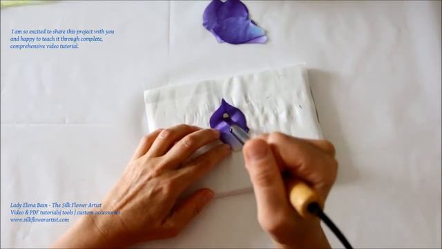 DIY Silk flowers Clematis - announs for the new video tutorial