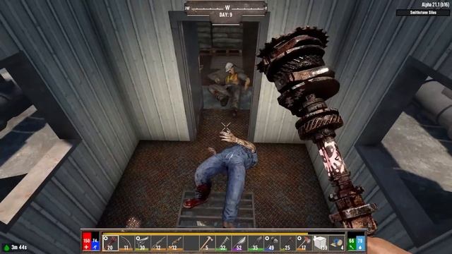 7 Days To Die - Darkness Falls Ep9 - Long Ways Down!