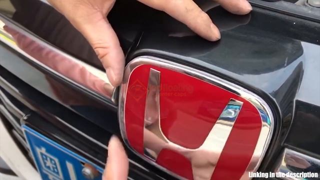 How to install LED Honda Emblem 2021（Duel Light up Type）