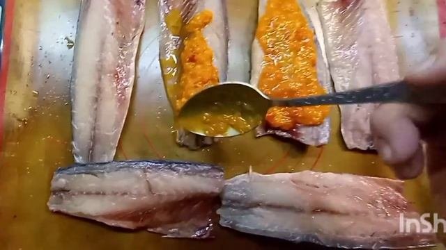 Скумбрия в духовке.