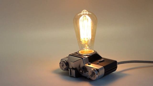 Ночник из фотоаппарата Зенит-Е