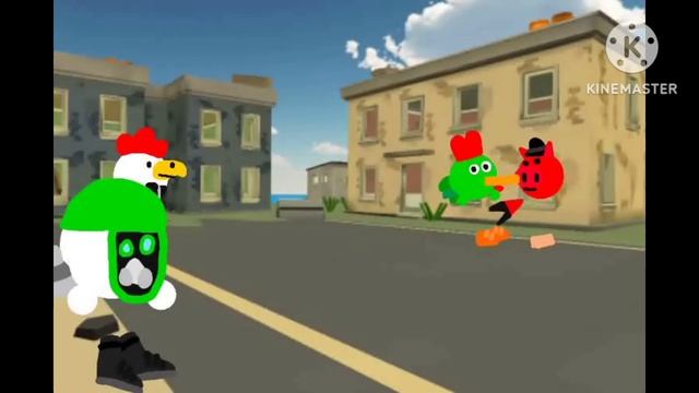 чикен ган Chicken gun ?? ZOMBIES saeson 1 drawing cartoons 2