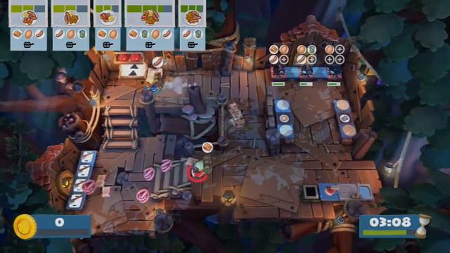 OVERCOOKED 2 CAMPFIRE COOKOFF GAMEPLAY | FULL ENGLISH BREAKFAST AND SMORES