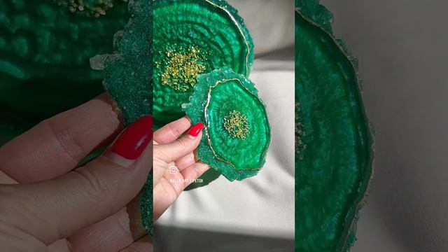 набор для сервировки из эпоксидной смолы