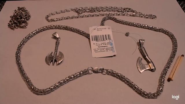 Цепочка из родированного серебра 925 пробы Бронницкий ювелир silver gold.mp4