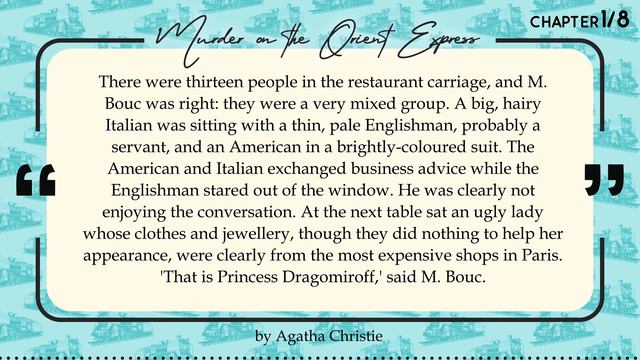 Learn English through Story   Murder on the Orient Express 1: The Journey Begins Medium
