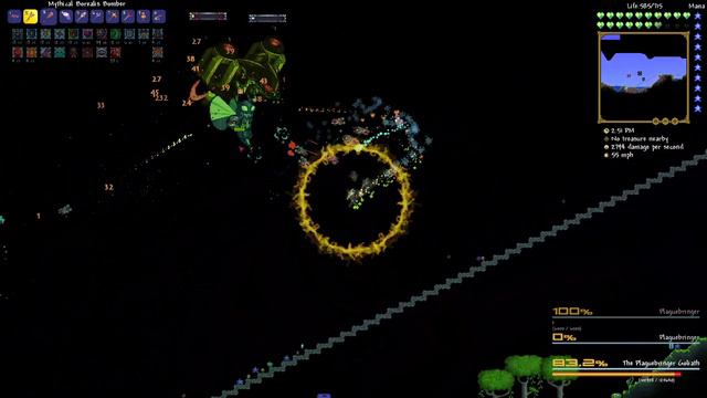 Terraria Calamity Mod - Plaguebringer Goliath Boss Fight (DM Summoner)
