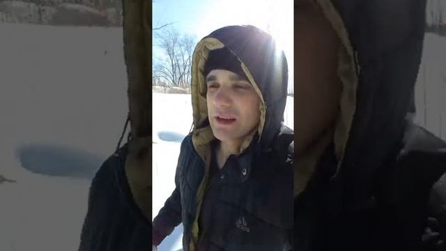 Бегаю на лыжах в лесу _ Прикол _ Мысли _ VLOG #75