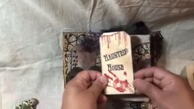 Creepy Halloween Junk Journal for JJJ Swap