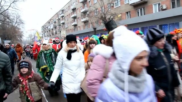 Парад Дедов Морозов.