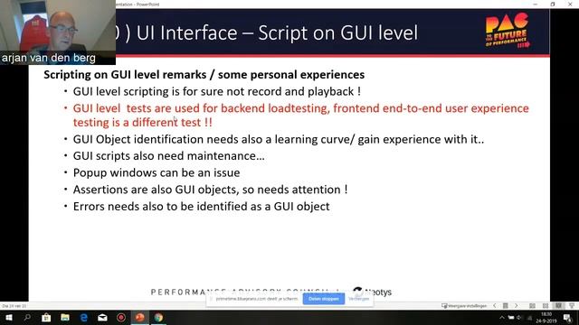 #NeotysPAC 2019 Virtual   Arjan Van den Berg