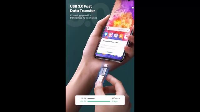 USB C Adapter Type C to USB 3.0 OTG Cable For Macbook Pro Air Samsung S10 S9 Ugreen