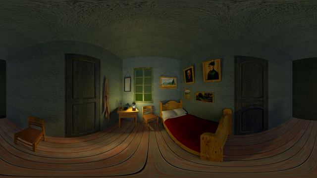 Experience Vincent van Gogh's Bedroom In Arles | VR 360° | Morning Till Evening#viral #youtube