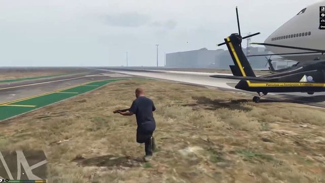 STOPING AEROPLANE IN GTA V  FULL HD 1080|Hindi voice over
