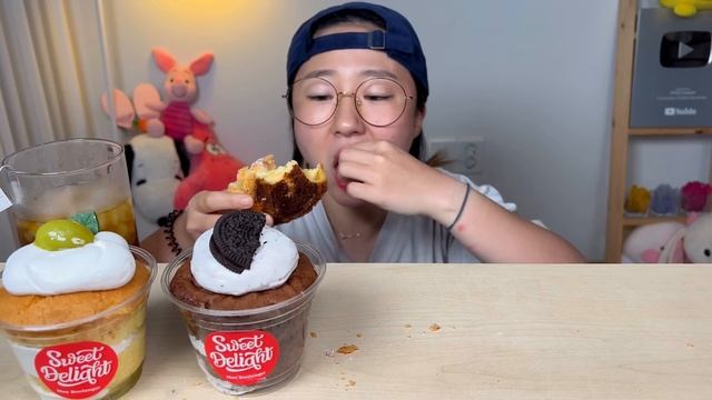 홈플러스 컵케이크? 쿠키슈 슈크림볼 디저트 먹방 Dessert Mukbang