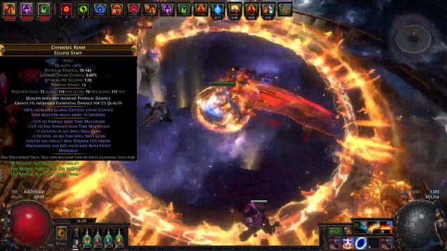 Path of Exile [3.19] - The Best And Fastest Righteous Fire build (ft Mageblood)