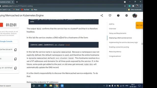 Deploying Memcached on Kubernetes Engine