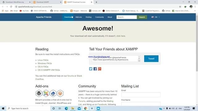 Wordpress Download & Complete Installation In Hindi Tutorial-2 HinTech With RK