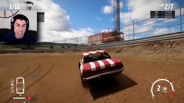 WRECKFEST FIGURE 8 CAR CRASH! | Next Car Game Wreckfest Gameplay