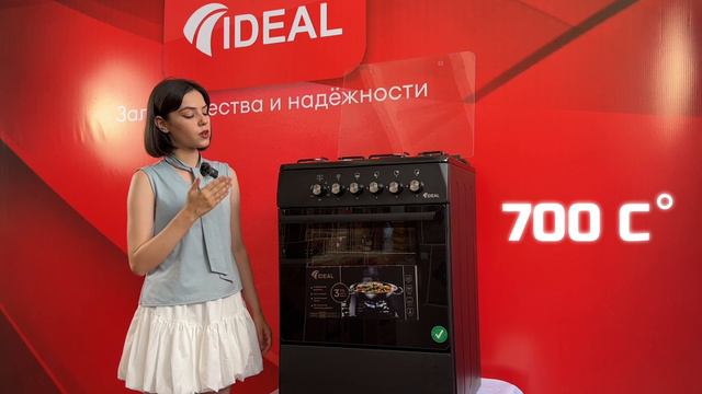 Обзор напольных газоэлектрических плит IDEAL серии L305