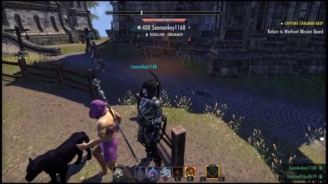 The Elder Scrolls Online: Seamonkey learning my dragqueen is a stuffer