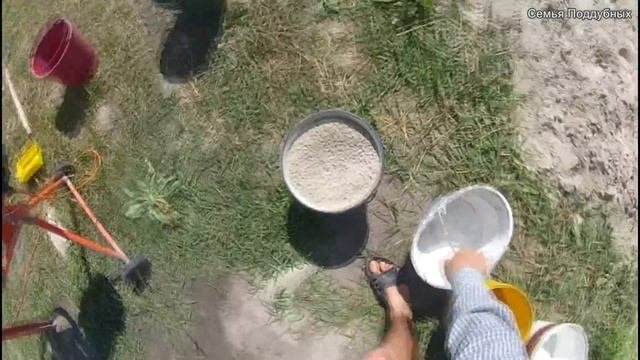 Цементная СТЯЖКА для теплого ПОЛА Заливка пола бетоном Часть 2