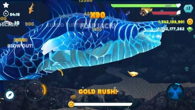 Hungry Shark Evolution - Giant Monster Nuclear Threat Sharkjira Godzilla - All 25 Sharks Unlocked
