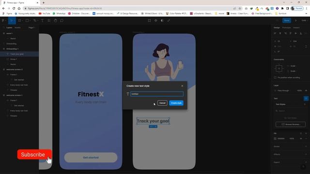 Fitness App UI Design using Figma (36 Screens) | Part One (Onboarding) | Figma Tutorial