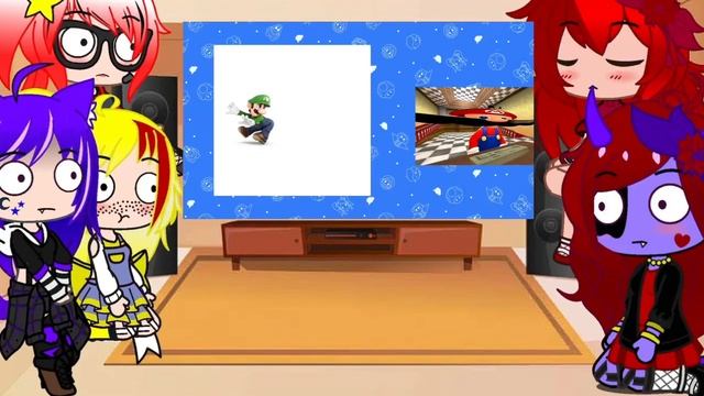 My Girls Ocs Reaction To: Mario react to Nintendo Meme Part 3