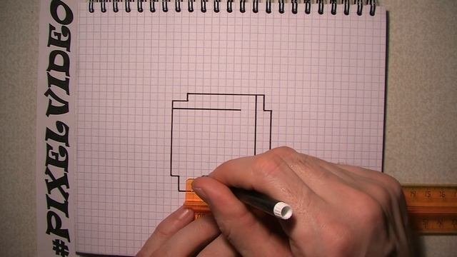 Как нарисовать простые рисунки по клеточкам - Срисовки