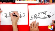 How To Draw The Delorean From Back To The Future