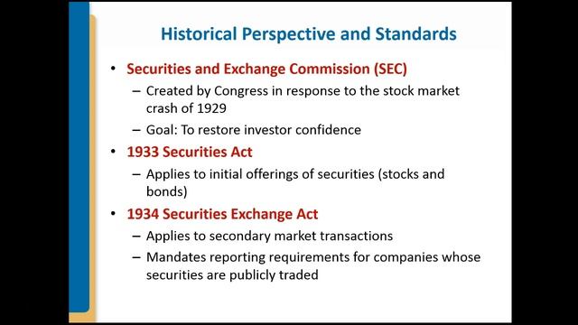 Intermediate Accounting - Chapter 1 - Part 1