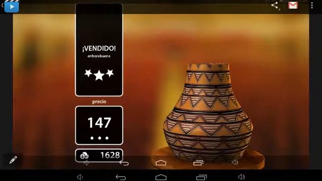 Todos los jarrones que hecho en un juego