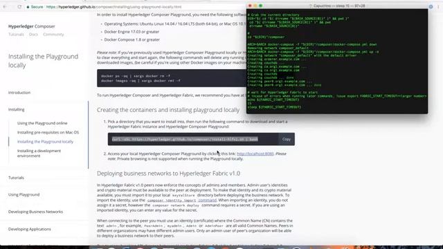 [blockchain] How to install Hyperledger Composer Playground locally (thai .ver)