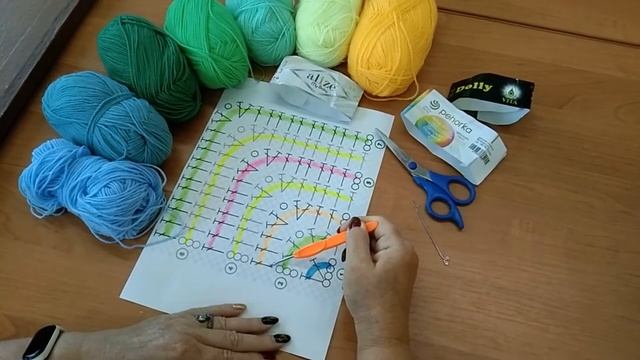 Угловой "Бабушкин квадрат" крючком. Татьяна Беляева